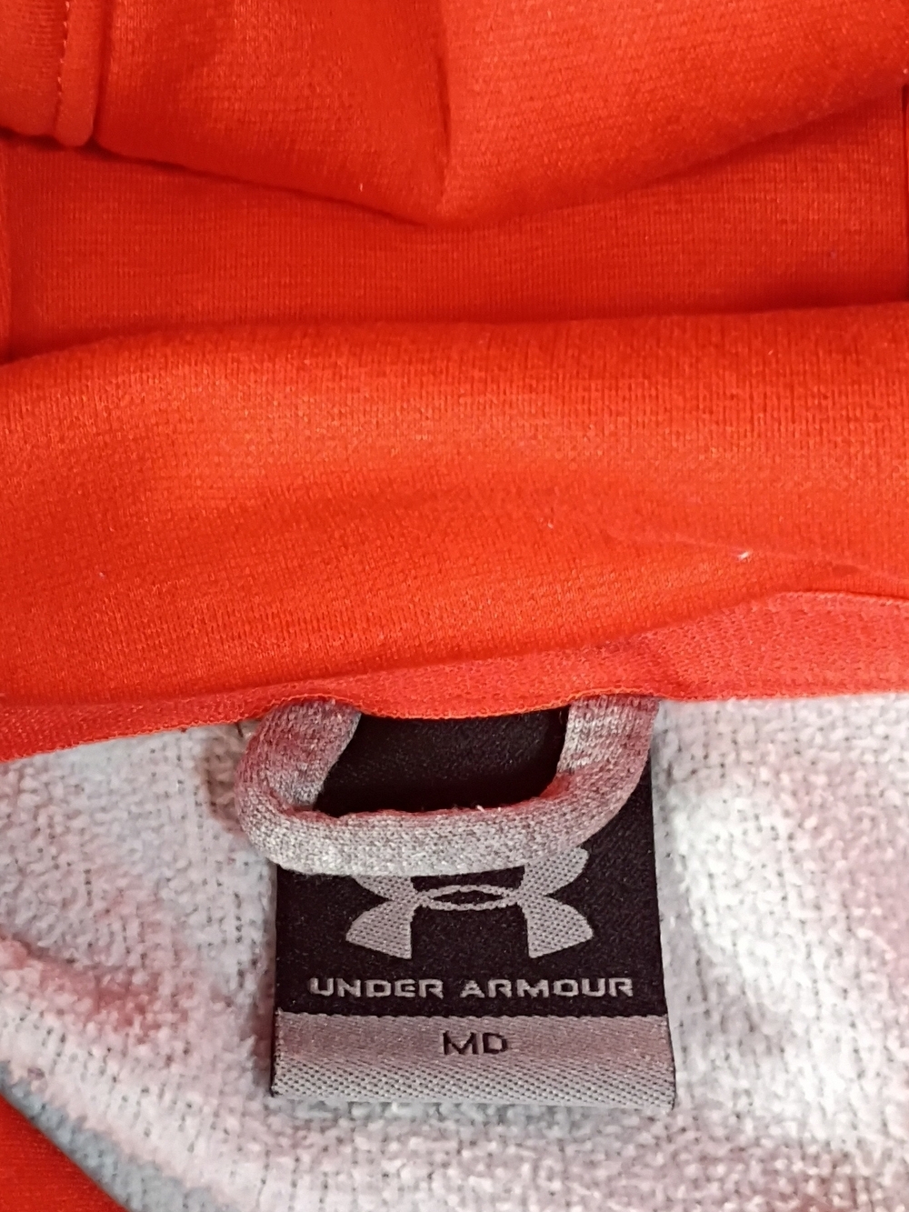 Under Armour Men's Orange Performance Hoodie Jacket